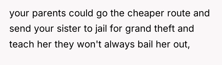 your parents could go the cheaper route and send your...