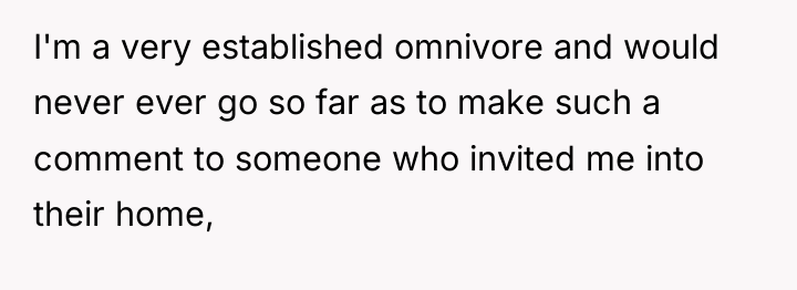 I'm a very established omnivore and would never ever go...