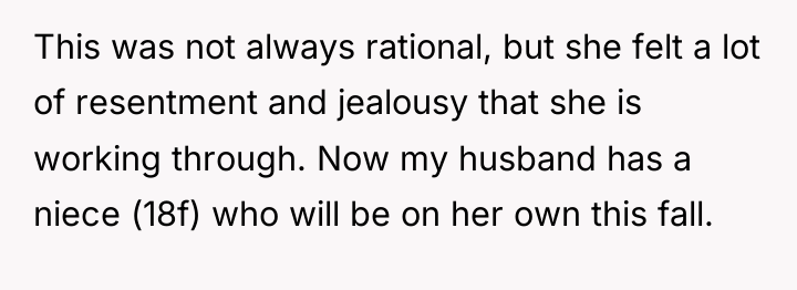 This was not always rational, but she felt a lot...