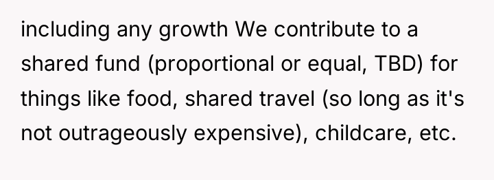 including any growth We contribute to a shared fund (proportional...