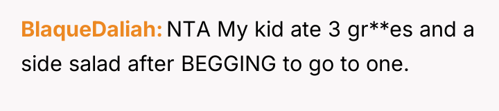 BlaqueDaliah NTA My kid ate 3 gr**es and a side...