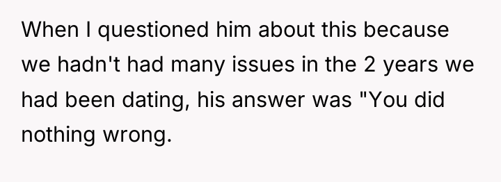 When I questioned him about this because we hadn't had...