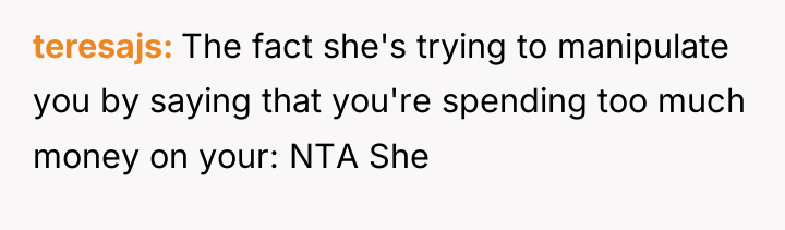 teresajs The fact she's trying to manipulate you by saying...