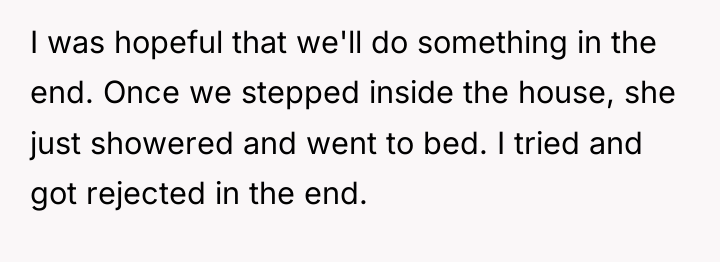 I was hopeful that we'll do something in the end....
