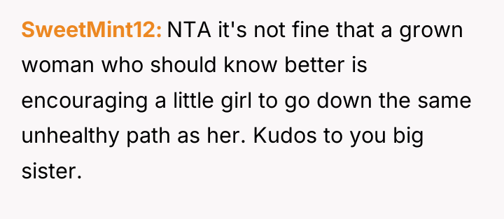 SweetMint12 NTA it's not fine that a grown woman who...