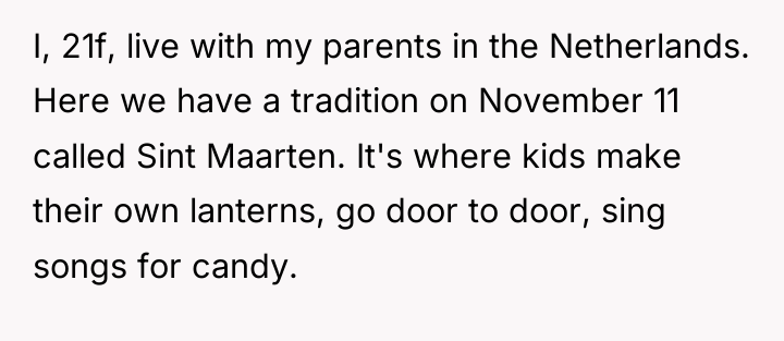I, 21f, live with my parents in the Netherlands. Here...