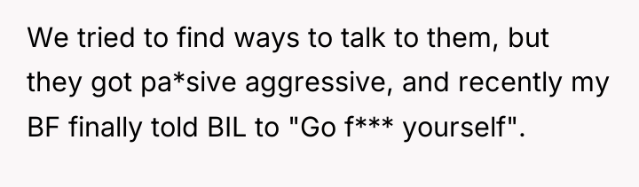 We tried to find ways to talk to them, but...