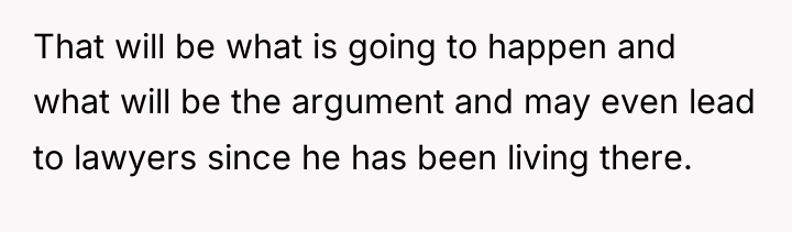 That will be what is going to happen and what...