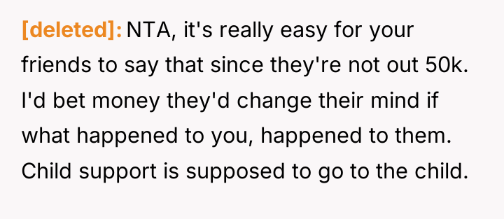 [deleted] NTA, it's really easy for your friends to say...