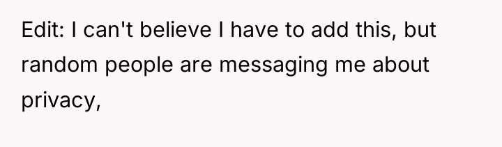 Edit: I can't believe I have to add this, but...