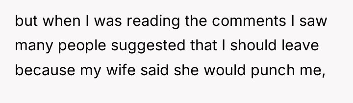 but when I was reading the comments I saw many...