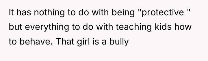 It has nothing to do with being "protective " but...