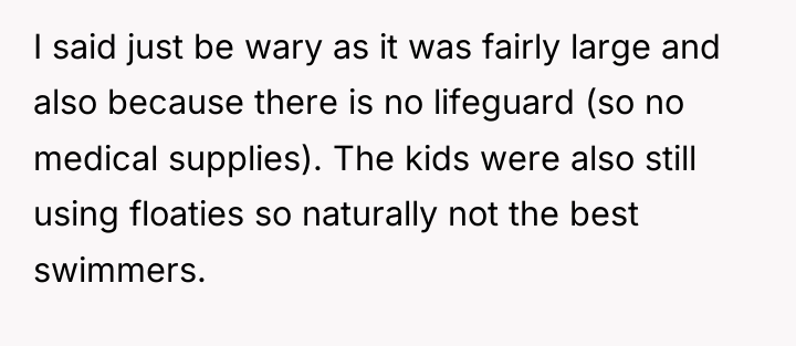 I said just be wary as it was fairly large...