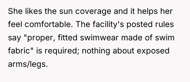 She likes the sun coverage and it helps her feel...