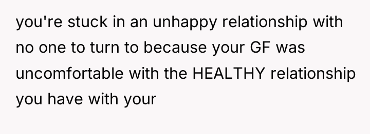 you're stuck in an unhappy relationship with no one to...