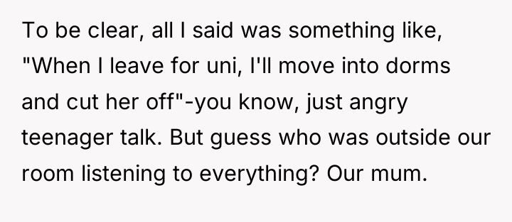 To be clear, all I said was something like, "When...
