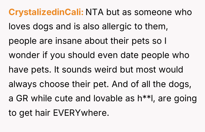 CrystalizedinCali NTA but as someone who loves dogs and is...