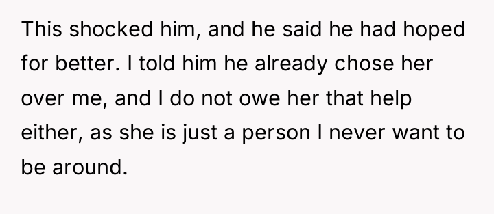 This shocked him, and he said he had hoped for...