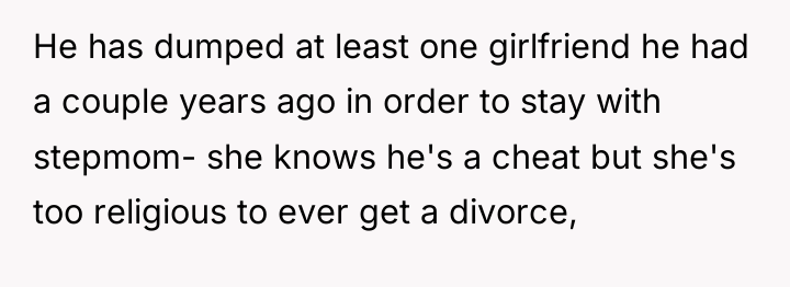 He has dumped at least one girlfriend he had a...