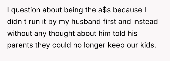 I question about being the a$s because I didn't run...