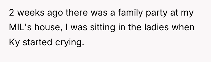 2 weeks ago there was a family party at my...