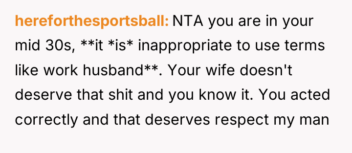 hereforthesportsball NTA you are in your mid 30s, **it *is*...