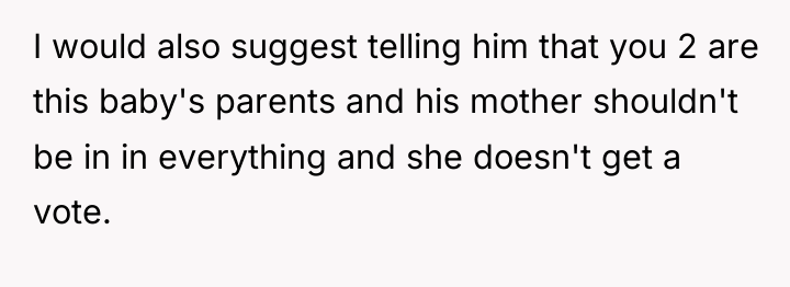 I would also suggest telling him that you 2 are...