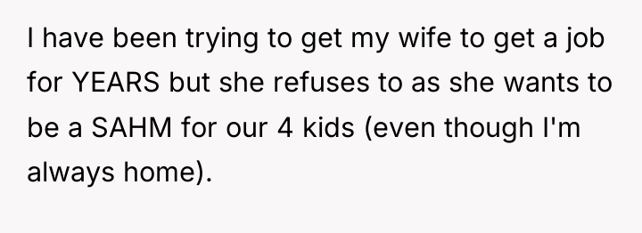 I have been trying to get my wife to get...
