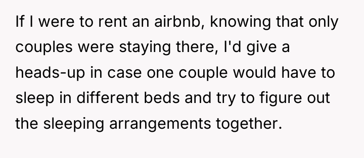 If I were to rent an airbnb, knowing that only...