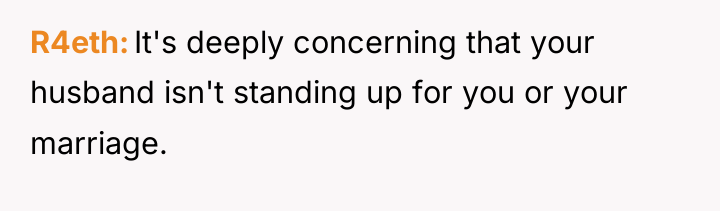 R4eth It's deeply concerning that your husband isn't standing up...
