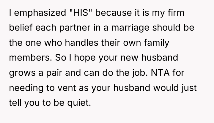 I emphasized "HIS" because it is my firm belief each...