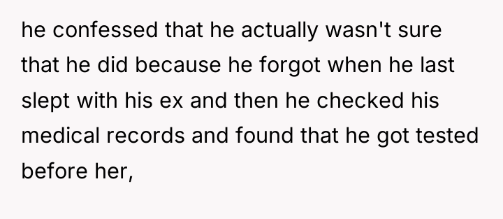 he confessed that he actually wasn't sure that he did...
