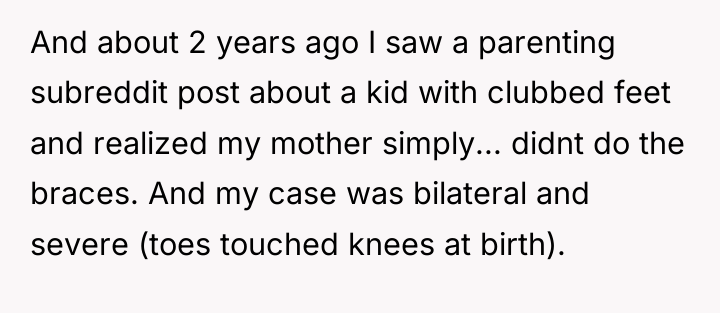 And about 2 years ago I saw a parenting subreddit...