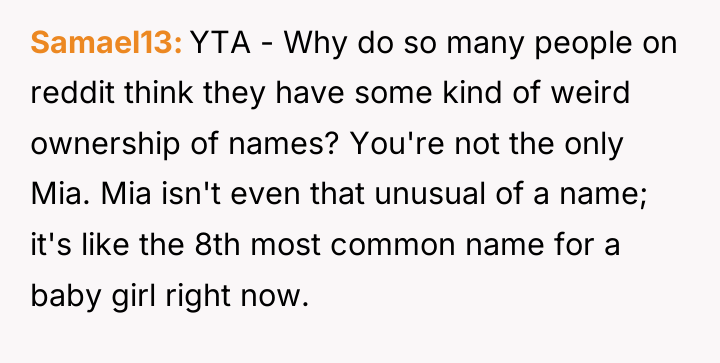 Samael13 YTA - Why do so many people on reddit...