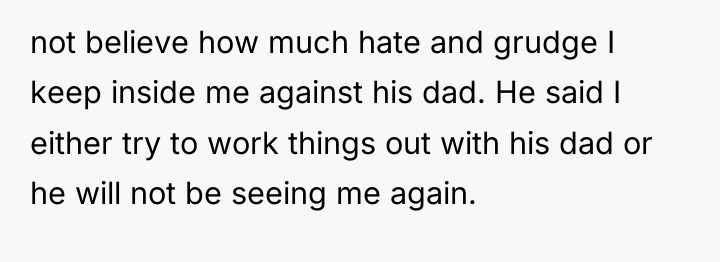 not believe how much hate and grudge I keep inside...
