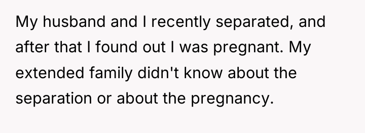 My husband and I recently separated, and after that I...