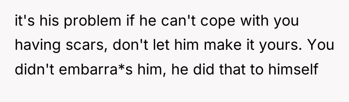 it's his problem if he can't cope with you having...