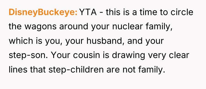 DisneyBuckeye YTA - this is a time to circle the...
