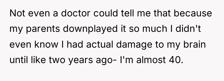 Not even a doctor could tell me that because my...