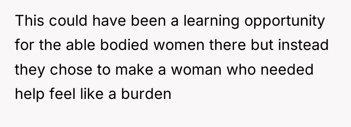 This could have been a learning opportunity for the able...