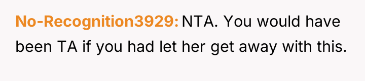 No-Recognition3929 NTA. You would have been TA if you had...