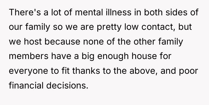 There's a lot of mental illness in both sides of...