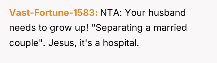Vast-Fortune-1583 NTA: Your husband needs to grow up! "Separating a...