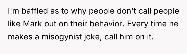 I'm baffled as to why people don't call people like...