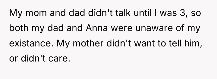 My mom and dad didn't talk until I was 3,...
