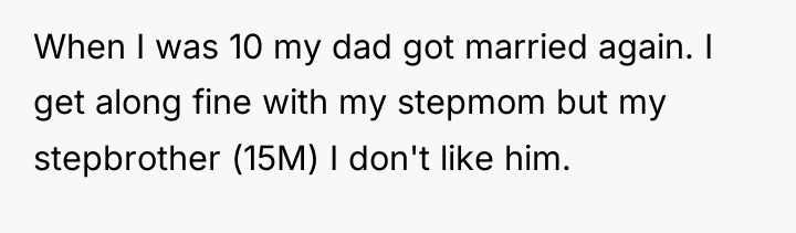 When I was 10 my dad got married again. I...