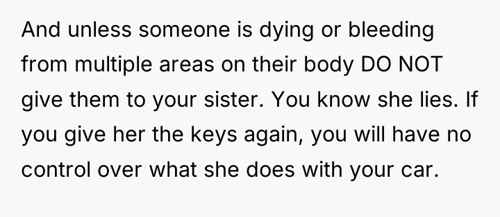 And unless someone is dying or bleeding from multiple areas...