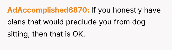 AdAccomplished6870 If you honestly have plans that would preclude you...