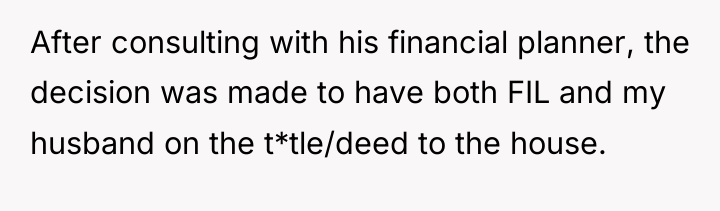 After consulting with his financial planner, the decision was made...