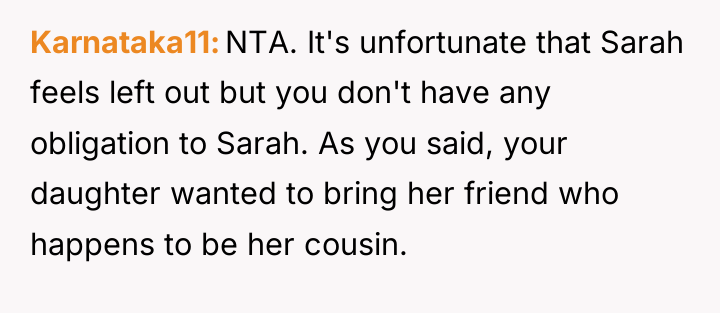 Karnataka11 NTA. It's unfortunate that Sarah feels left out but...